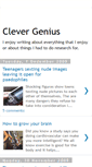 Mobile Screenshot of clevergenius.blogspot.com
