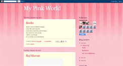 Desktop Screenshot of kavyaspinkworld.blogspot.com