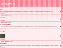 Tablet Screenshot of kavyaspinkworld.blogspot.com