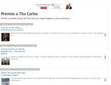 Tablet Screenshot of premiosatitocarlos.blogspot.com