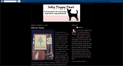 Desktop Screenshot of inkypuppypaws.blogspot.com