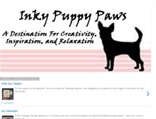 Tablet Screenshot of inkypuppypaws.blogspot.com