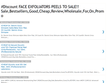 Tablet Screenshot of faceexfoliatorspeelstosale.blogspot.com