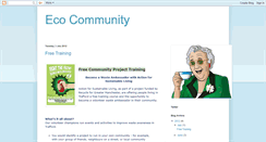 Desktop Screenshot of ecocommunityaltrincham.blogspot.com