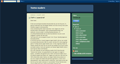 Desktop Screenshot of homo-ouders.blogspot.com