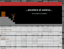 Tablet Screenshot of escaleraalsotano.blogspot.com