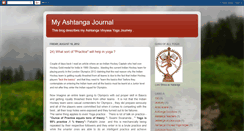 Desktop Screenshot of myashtangajournal.blogspot.com