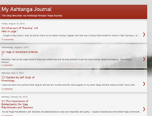 Tablet Screenshot of myashtangajournal.blogspot.com