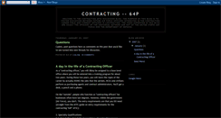 Desktop Screenshot of contractingafsc.blogspot.com