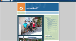 Desktop Screenshot of andarilha2007.blogspot.com