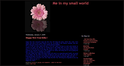 Desktop Screenshot of meinmysmallworld.blogspot.com