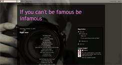 Desktop Screenshot of beinfamous.blogspot.com