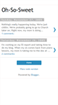 Mobile Screenshot of oh-so-sweet.blogspot.com