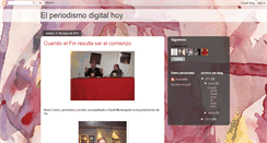 Desktop Screenshot of elperiodismodigitalhoy.blogspot.com