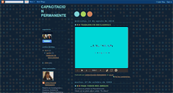 Desktop Screenshot of capacitacionpermanente.blogspot.com