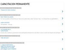 Tablet Screenshot of capacitacionpermanente.blogspot.com