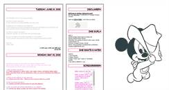 Desktop Screenshot of mickey-m0use.blogspot.com