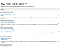 Tablet Screenshot of bayumukti.blogspot.com