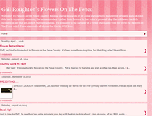 Tablet Screenshot of flowersonthefence.blogspot.com