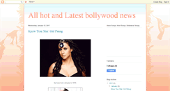 Desktop Screenshot of hot-latest-bollywood-news.blogspot.com