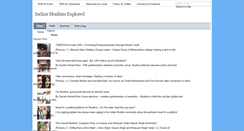 Desktop Screenshot of indianmuslimsexplored.blogspot.com