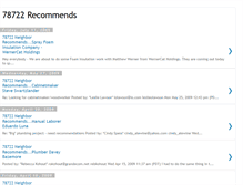 Tablet Screenshot of 78722recommends.blogspot.com