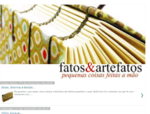 Tablet Screenshot of fatosartefatos.blogspot.com