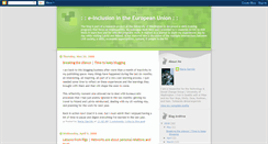 Desktop Screenshot of e-inclusioncee.blogspot.com