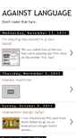 Mobile Screenshot of againstlanguage.blogspot.com