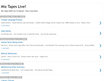 Tablet Screenshot of mixtapeslive.blogspot.com