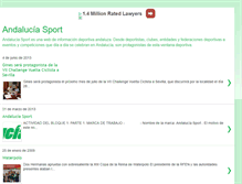 Tablet Screenshot of andaluciasport.blogspot.com