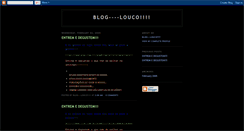 Desktop Screenshot of bloglouco.blogspot.com