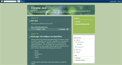 Desktop Screenshot of extremejava.blogspot.com