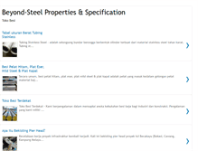 Tablet Screenshot of beyond-steel.blogspot.com