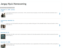 Tablet Screenshot of jangaynyashomecoming.blogspot.com