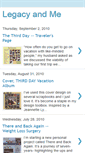 Mobile Screenshot of legacyandme.blogspot.com