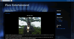 Desktop Screenshot of flareentertainment.blogspot.com