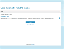 Tablet Screenshot of curedfromwithin.blogspot.com