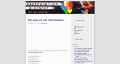 Desktop Screenshot of msnspaceturk.blogspot.com
