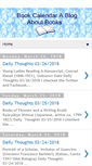 Mobile Screenshot of bookcalendar.blogspot.com
