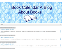 Tablet Screenshot of bookcalendar.blogspot.com