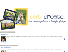 Tablet Screenshot of caitcreate.blogspot.com
