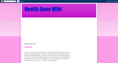 Desktop Screenshot of healthgonewild-haley.blogspot.com