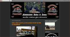 Desktop Screenshot of mototurismorutasytapas.blogspot.com