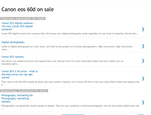 Tablet Screenshot of canon-eos-60d-on-sale.blogspot.com