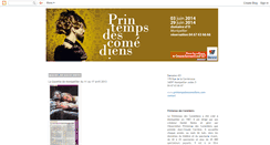 Desktop Screenshot of printempsdescomediens.blogspot.com