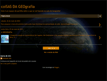 Tablet Screenshot of coisasdageografia.blogspot.com