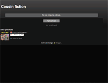 Tablet Screenshot of cousin-fiction.blogspot.com