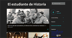 Desktop Screenshot of elestudiantedehistoria.blogspot.com