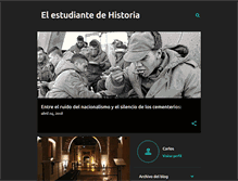 Tablet Screenshot of elestudiantedehistoria.blogspot.com